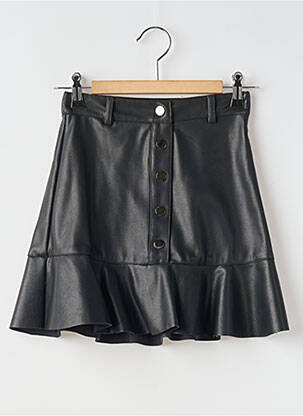 Jupe mi-longue coupe évasée noir MINI MOLLY fille