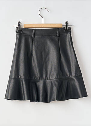 Jupe mi-longue coupe évasée noir MINI MOLLY fille