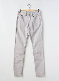 Pantalon slim poches gris CREAM femme