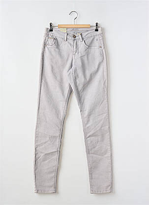 Pantalon slim poches gris CREAM femme
