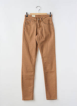 Pantalon slim poches marron CREAM femme
