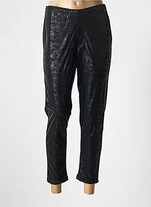 Pantalon 7/8 taille élastique noir G!OZE femme