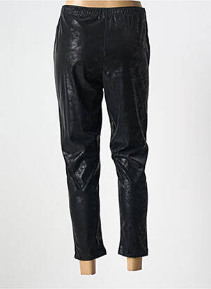 Pantalon 7/8 taille élastique noir G!OZE femme
