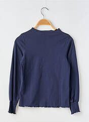 T-shirt bleu MINI MOLLY pour fille seconde vue