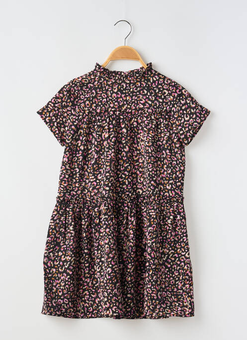 Robe mi-longue manches courtes manches courtes noir MINI MOLLY fille