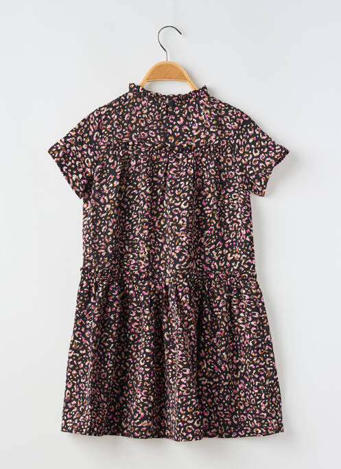 Robe mi-longue manches courtes manches courtes noir MINI MOLLY fille