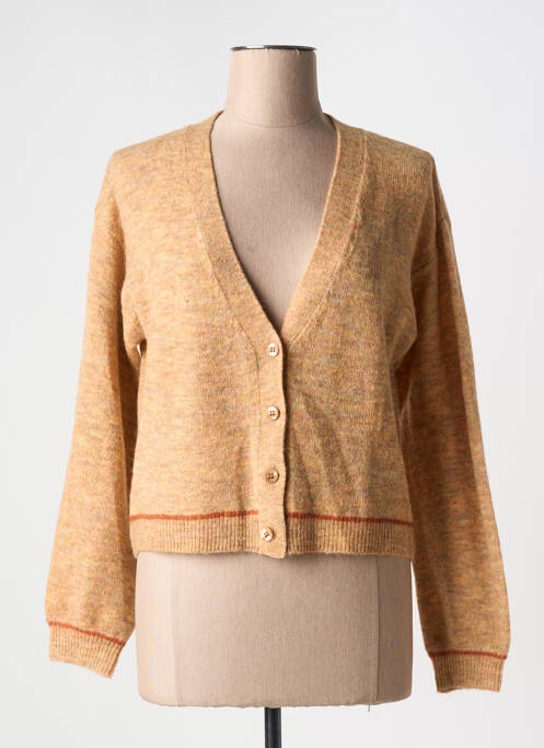 Gilet manches longues beige SURKANA pour femme