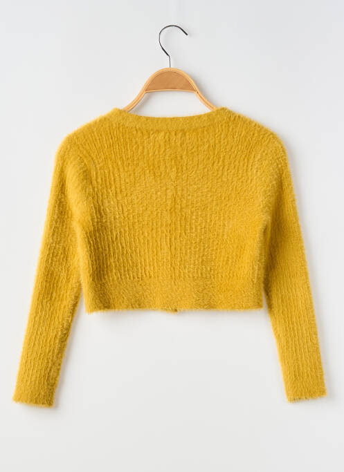Gilet manches longues jaune MINI MOLLY pour fille