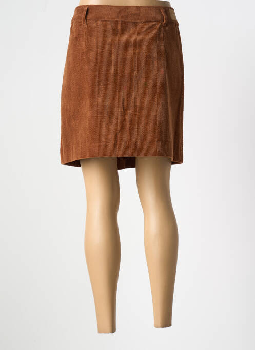 Jupe courte marron SURKANA pour femme
