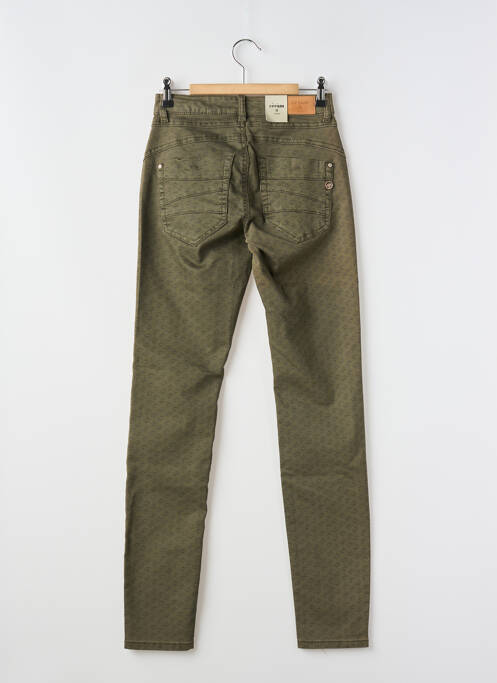 Pantalon slim vert CREAM pour femme