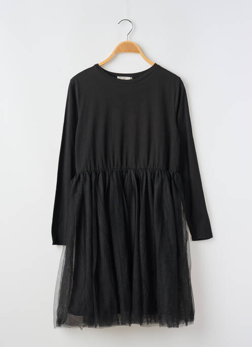 Robe mi-longue noir MINI MOLLY pour fille