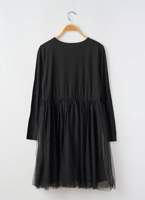 Robe mi-longue noir MINI MOLLY pour fille