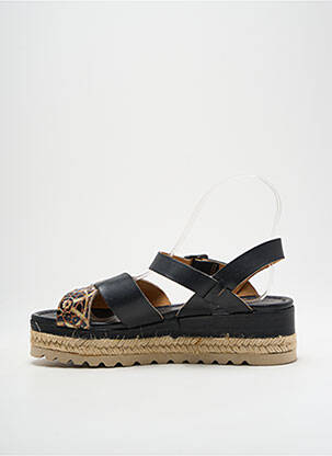 Sandales/nu pieds matière lisse talon de 4 à 6cm noir MINKA DESIGN femme