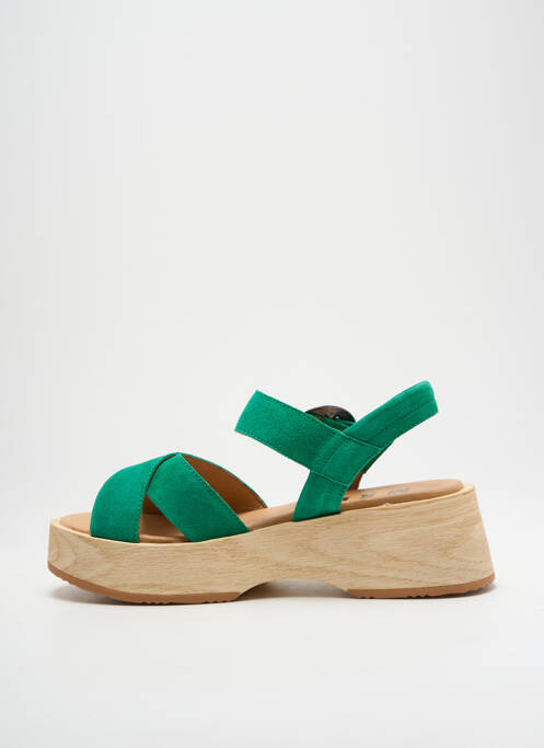 Sandales/Nu pieds vert MKD pour femme