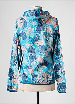 Coupe-vent poches a capuche bleu LAFUMA femme