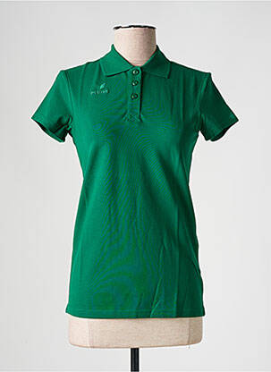 Polo stretch manches courtes vert ERIMA femme