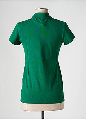 Polo stretch manches courtes vert ERIMA femme