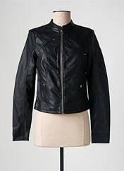 Veste simili cuir noir VERO MODA pour femme seconde vue