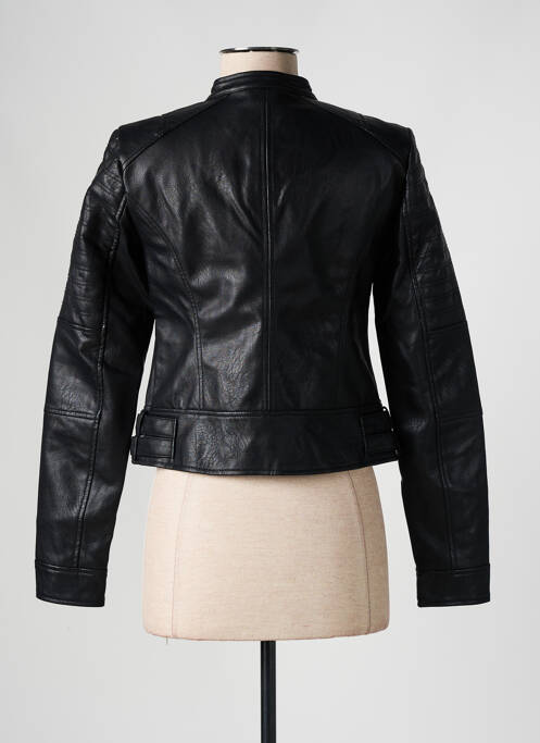 Veste simili cuir noir VERO MODA pour femme