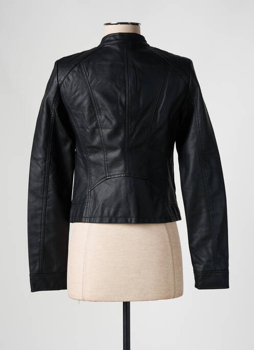 Veste simili cuir noir VERO MODA pour femme