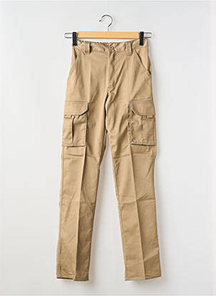 Pantalon slim tissage popeline taille normale marron VELILLA homme