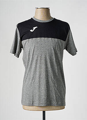 T-shirt coupe droite manches courtes gris JOMA homme