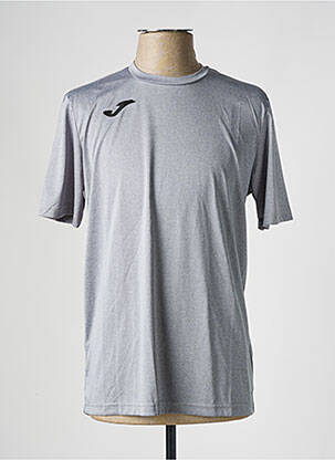T-shirt coupe cintrée manches courtes gris JOMA homme