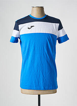 T-shirt coupe cintrée manches courtes bleu JONA homme