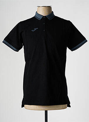 Polo coupe droite manches courtes noir JOMA homme