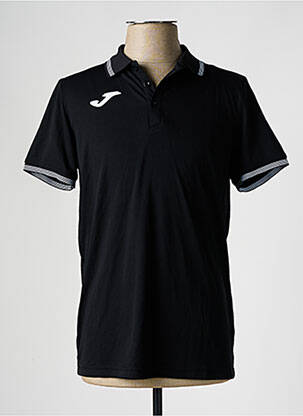 Polo coupe cintrée manches courtes noir JOMA homme