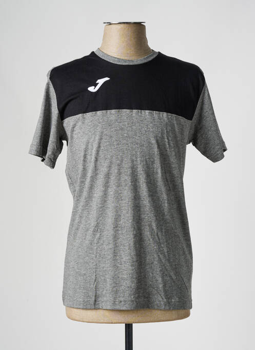 T-shirt coupe droite manches courtes gris JOMA homme