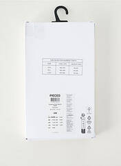 Collants noir PIECES pour femme seconde vue