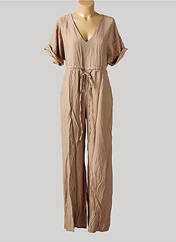 Combi-pantalon beige FASHION pour femme seconde vue