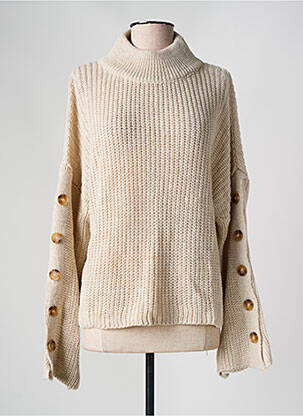 Pull beige JOYNA pour femme