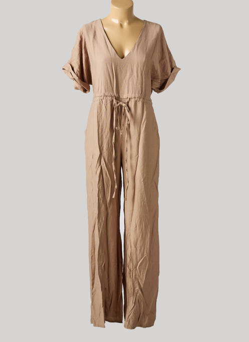 Combi-pantalon beige FASHION pour femme