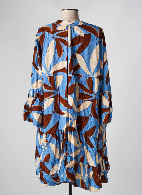 Robe courte bleu NOELINE pour femme