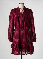 Robe courte rouge FLAMANT ROSE pour femme seconde vue