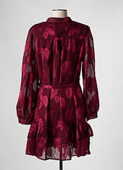 Robe courte rouge FLAMANT ROSE pour femme seconde vue