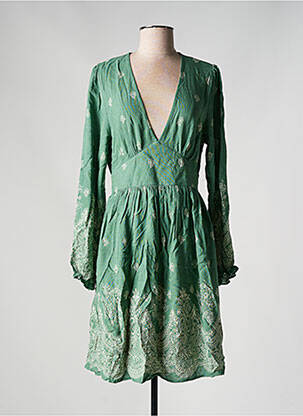 Robe courte vert IN APRIL 1986 pour femme