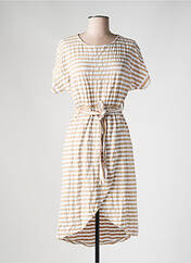 Robe mi-longue beige ESTEE BROWN pour femme seconde vue