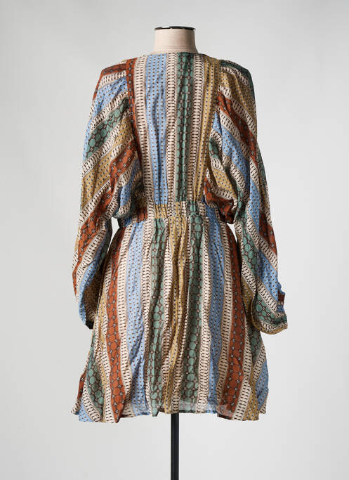 Robe courte marron KILKY pour femme