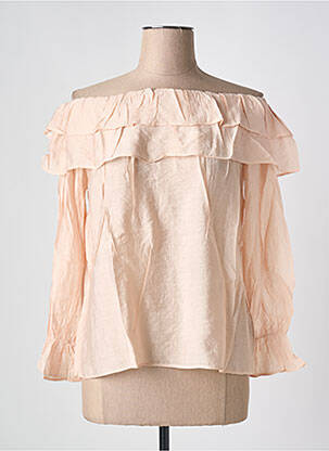 Blouse manches longues manches longues rose IN APRIL 1986 femme