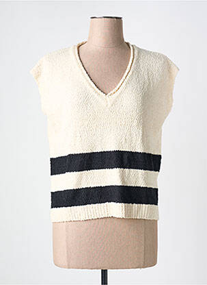 Pull beige BIANKA pour femme