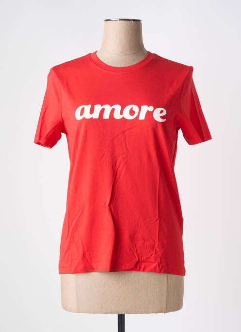 T-shirt rouge ONLY pour femme