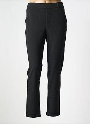 Pantalon slim taille élastique taille haute noir VERO MODA femme
