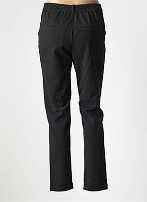Pantalon slim taille élastique taille haute noir VERO MODA femme