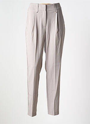 Pantalon slim poches taille haute gris VERO MODA femme