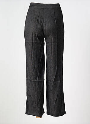 Pantalon droit taille à pinces taille haute noir SOPHYLINE femme