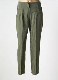 Pantalon slim poches taille haute vert COPPEROSE femme