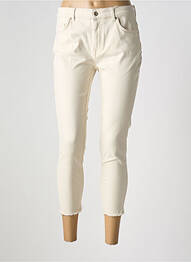 Jeans skinny taille normale taille normale beige ONLY femme